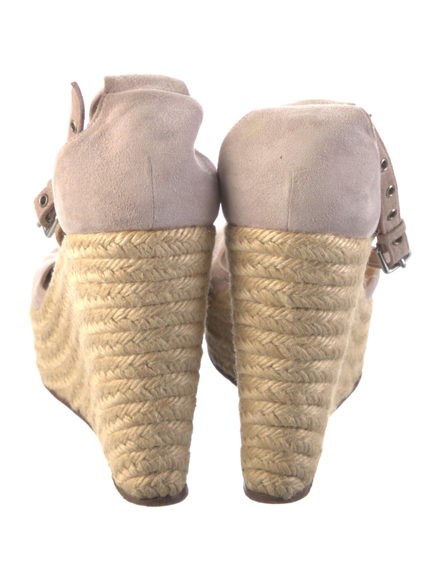 Hermès Vintage Suede Espadrilles